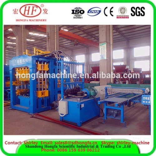 CE and ISO 9001-2008 certificate qt12-15 block forming machine with strong vibratior