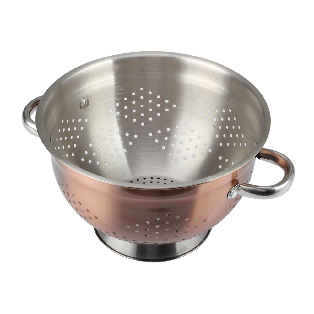 Food Grade Stainless Steel Copper Fruit Colander