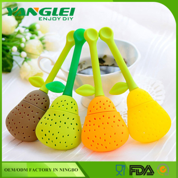 water bottle tea strainer silicone tea bag holder