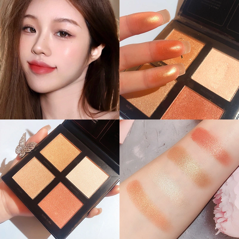 No Brand Face Makeup Cosmetic Vegan Shimmer Pressed Highlighter