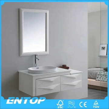 White PVC bathroom vanity unit