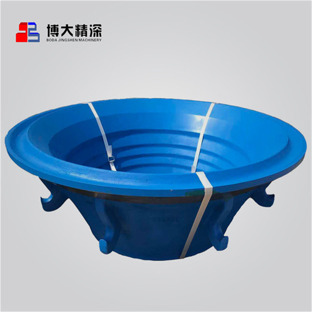 Mangan Mn18Cr2 Mantle Bowl Liner untuk Symons 7FT