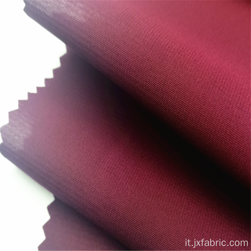 Tessuti in chiffon di spandex di poliestere tinto traspirante