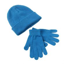 Wholesale Custom Acrylic Winter Gloves and Hat Set