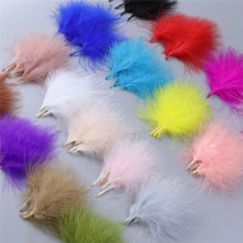Wholesale Dyed Turkey Feathers in Pink and White for Dreamcatchers and DIY Crafts