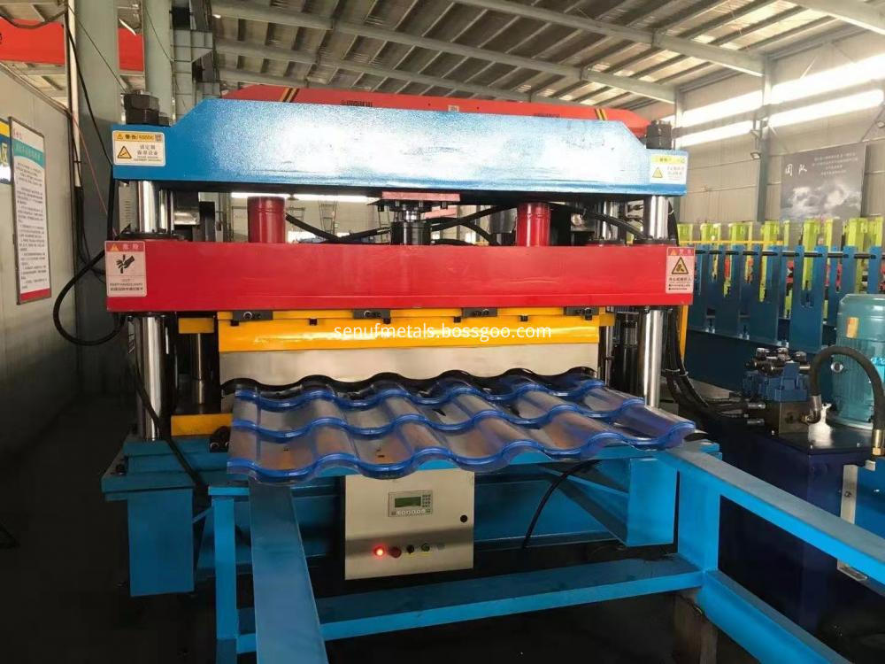 Step Tile Roll Forming Machine 1