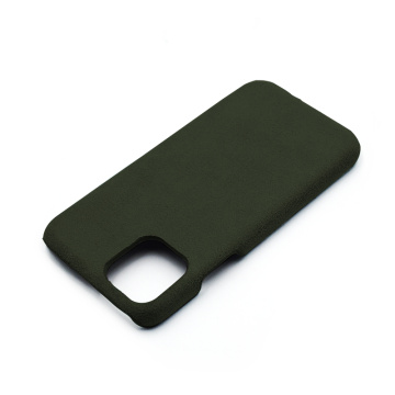 Funda protectora de cuero de tela completa para iPhone