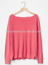 Summer dresses women casual long knitted modern girls dresses big round neck body hollow pure cotton