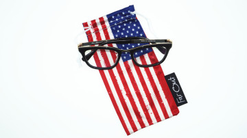 customize printed eyeglasses smartphone drawstring bag
