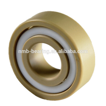 Fishing gears bearing miniature ball bearing6202 of plastic material