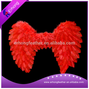 Red Detachable Goose Feather Wing