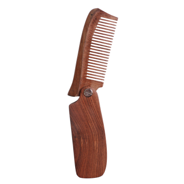 Wholesale Best-Selling Hair Combs: Sandalwood Folding Wooden Beard Combs