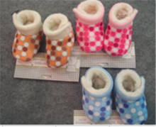 2015 soft warm baby shoes and plush boot.