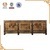 antique long hand painted sideboard
