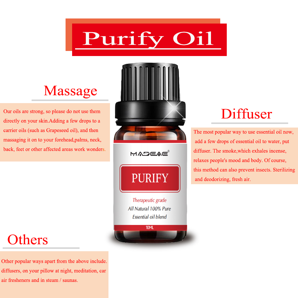 Label Pribadi Natural Purify Essential Blends Oil