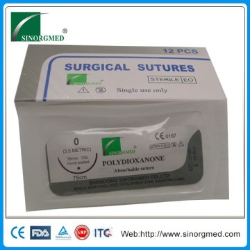 Surgical Polydioxanone Thread Polydioxanone Suture