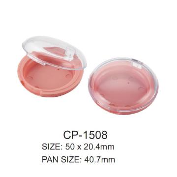 Empty Round Cosmetic Blush Case