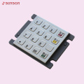 အိတ်ဆောင် Kiosk အတွက် OEM Metal Encrypting Keypad EPP