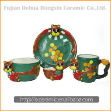China Supplier High Quality Ceramic Cartoon Aninmal hotel & restaurant crockery tableware