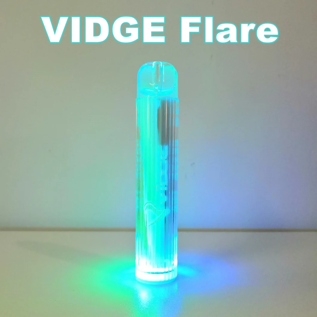 Vidge Flare 800 Puffs Disposable Vape LED Lighting 10 Flavors Ecig