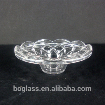 Clear Crystal Glass Food Plates