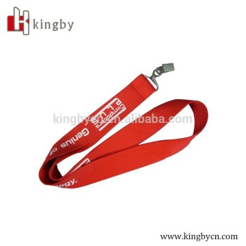 promotion gifts polyester lanyards with metal hook