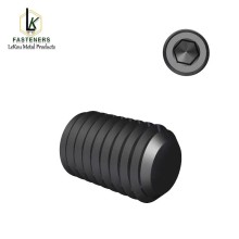 Hexagon socket flat-tip set screws