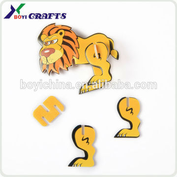 Promotional Cheap Animal Puzzles 3d Plastic Puzzle Toy