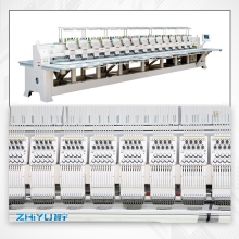 24 Heads High Speed Computer Embroidery Machine with 6 Needles