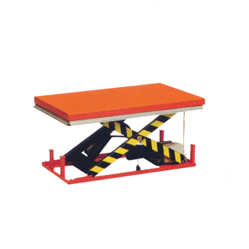 2 Tons Warehouse Mobile Electric Hydraulic Double Scissors Table Lifter