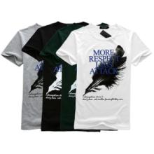 Men Cotton tshirts Printed tshirts Men Slim Tops 2013 New Summer