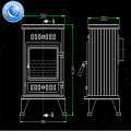65KG zeitgenössische gusseiserne Holzöfen
