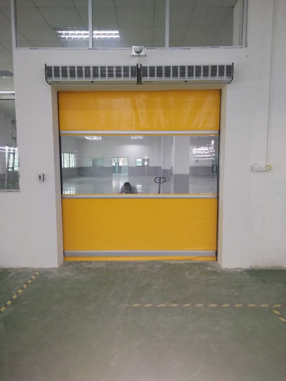 Intelligent Air Shower PVC High Speed Rolling Door