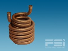 Coiling Cupronickel Finned Tube Heater Exchanger
