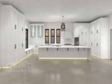 Wholesale modern design ready made cheap kitchen cabinets