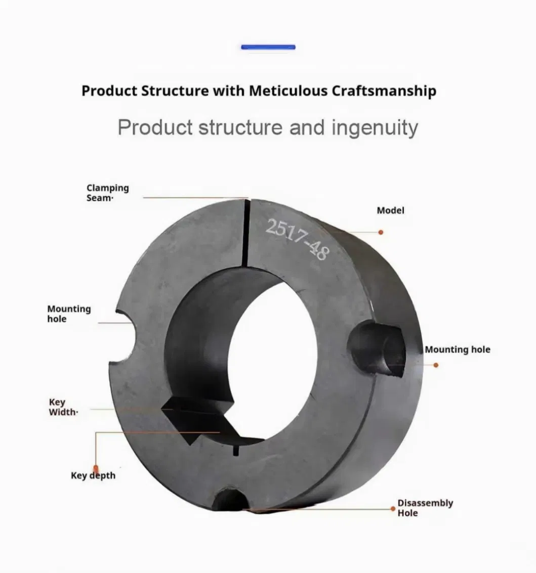 1108 1210 1610 Taper Lock Bush Wear Resistant Factory Supplier for Pulley