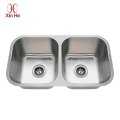 SS 304 Vente chaude Double Bowl Kitchen