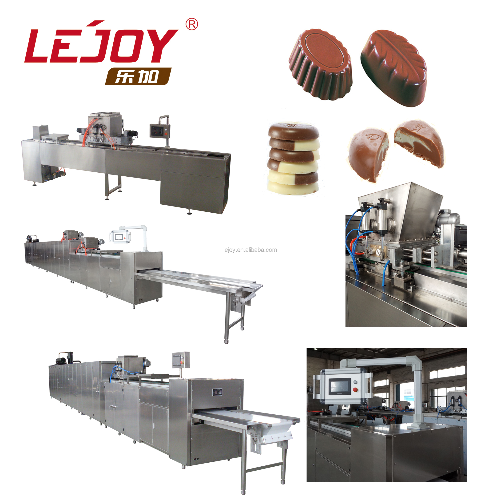 Single Head Chocolate Filling Machine for Chocolate Praline Making Chocolate Moulding