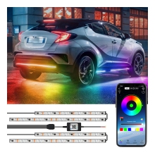 Bluetooth App-Controlled RGB LED Undercar Light Strip for Car Neon Lighting