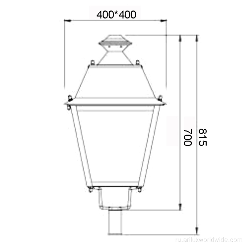 Фабрика прямые 40w 60base садовые фонари