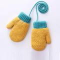 Thick warm children's gloves with fleece for women