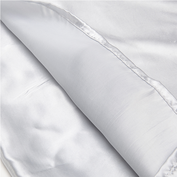 2pcs Luxury Satin Pillowcase Queen Size Cushion Cover Envelope Closure