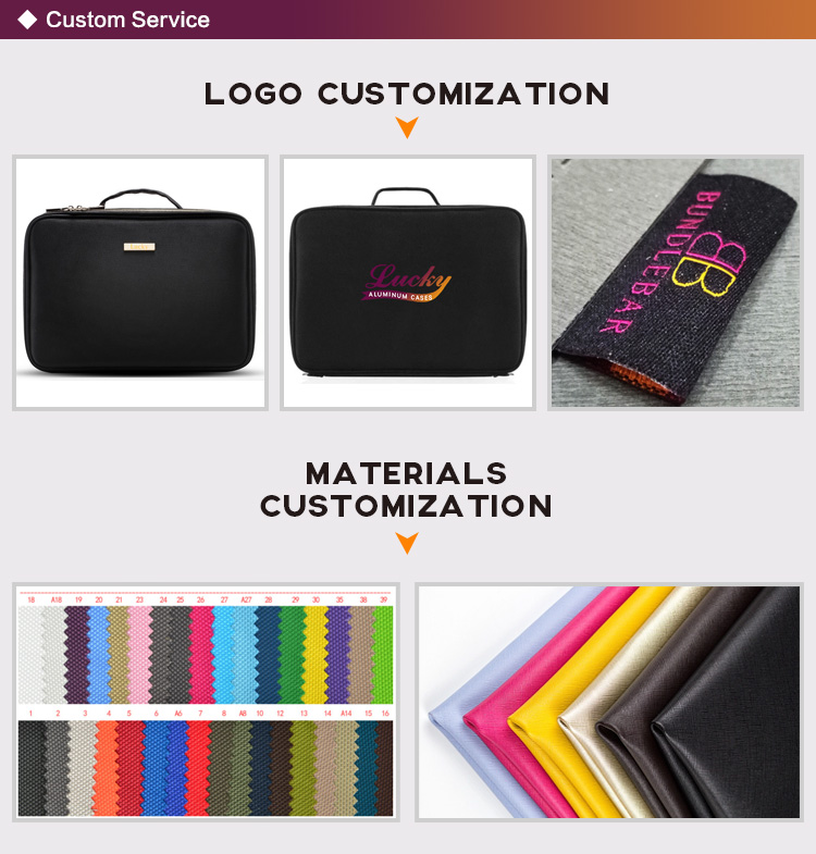 High Quality Cosmetic Brush Custom Makeup Bag Design Own Logo Cosmetic Tool Bag Case