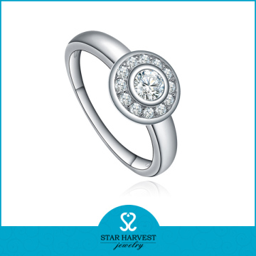 High finished round stone ring guard