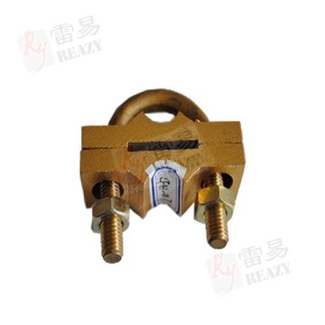 GUV ground rod connection clamp