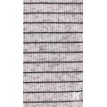 Black White Stripe Rib Knit Fabric