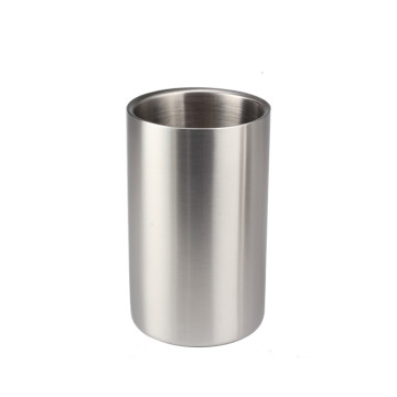 Stainless steel double wall wine cooler