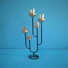 Wrought iron candlestick