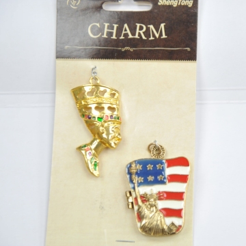 Jewelry Making Metal Charm, Word Charms, zinc alloy charm