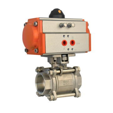 Stainless Steel Internal Thread Pneumatic Welded Ball Valve